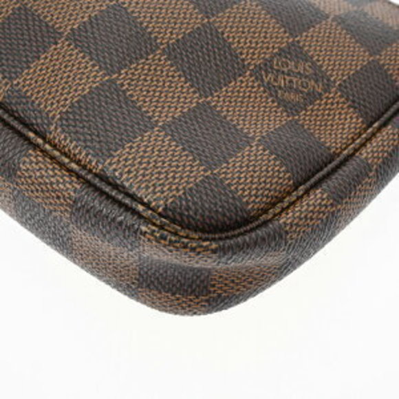 Louis Vuitton Pochette Pouch Accessoires Damier Brown Canvas - Picture 9 of 9